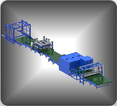 床垫滚胶生产流水线 &nbsp;型 号 RS-D-DC